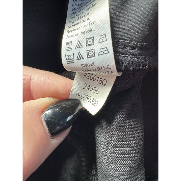 SPANX Women's Sz MP Or Medium Petite Black Jean-ish Ankle Leggings  20018Q - Picture 8 of 10